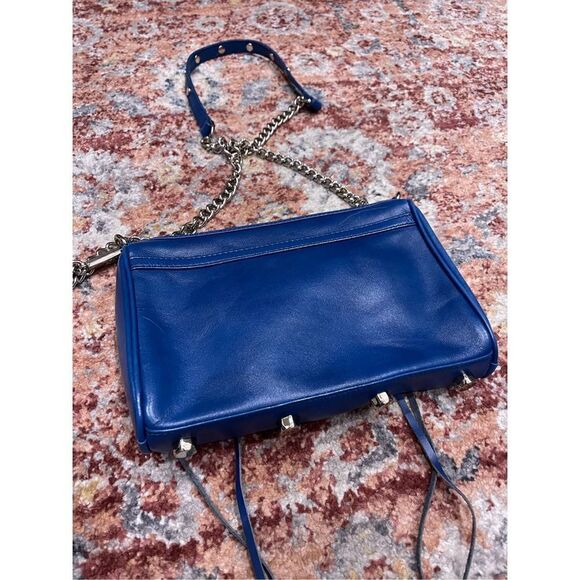 Rebecca Minkoff MAC Poppy Blue Weave Crossbody - Picture 3 of 4